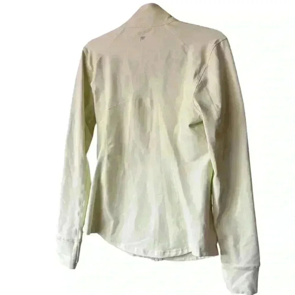 Fabletics Women's Full-Zip Jacket Light Neon Green Size L Lightweight Casual - Picture 6 of 9